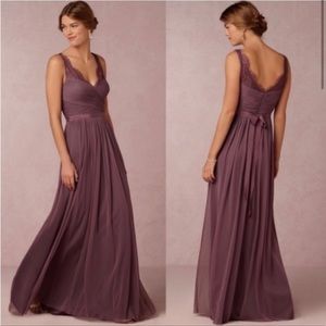 Bhldn anthropologie fleur dress, orchid, 4